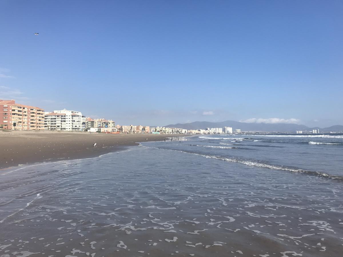 La Choza Vip Turquesa En La Serena, Frente Al Mar Coquimbo Kültér fotó